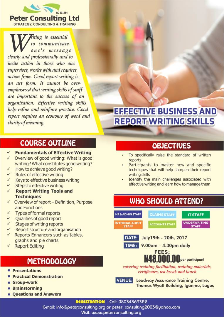 Effective report writing